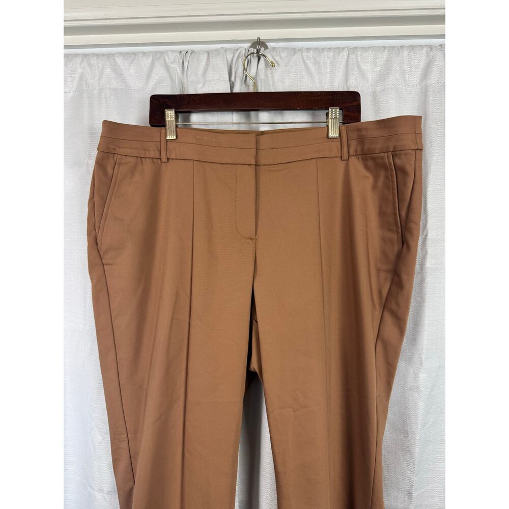 Lane Bryant The Allie Pants 18 Camel Career Ankle Trouser Plus - Picture 2 of 7